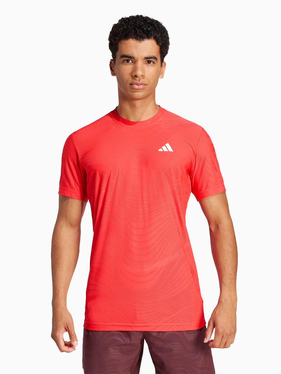 Camiseta Adidas Tennis Pro Climacool+ Freelift Vermelha