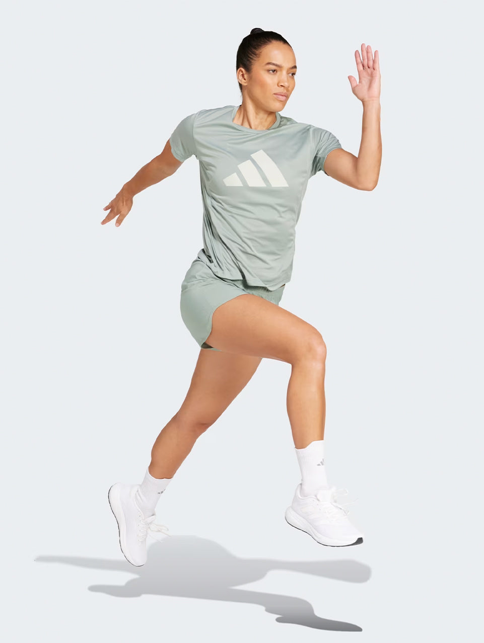 Camiseta Run It Adidas Verde