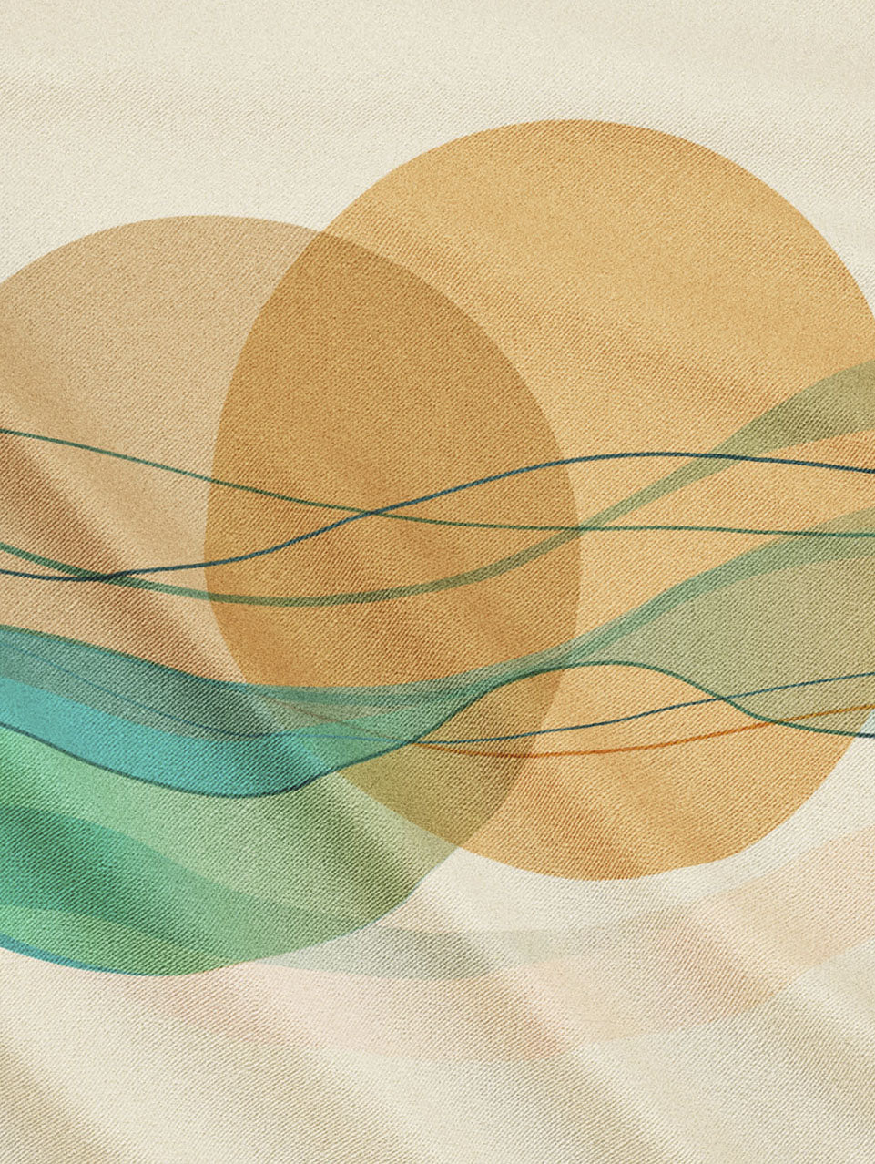 Lenço Entre Sóis - Coleção Brasilidade