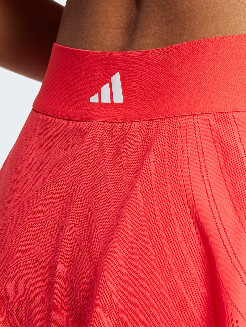 Saia Shorts Adidas Tennis Pro Climacool + Print Vermelha